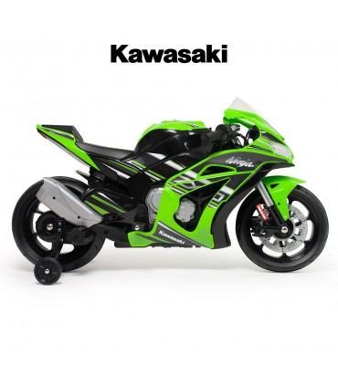 Moto Kawasaki ZX10 12V Verde