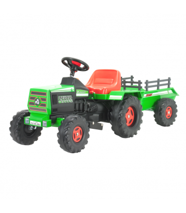 tractor eléctrico infantil color  verde