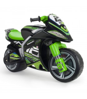 Injusa Moto Eléctrica con Licencia Kawasaki Ninja ZX10 12V Verde
